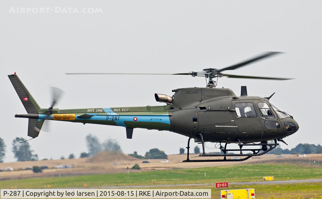 P-287, 1990 Aerospatiale AS-550C-2 Fennec C/N 2287, Roskilde Air Show 15.8.2015