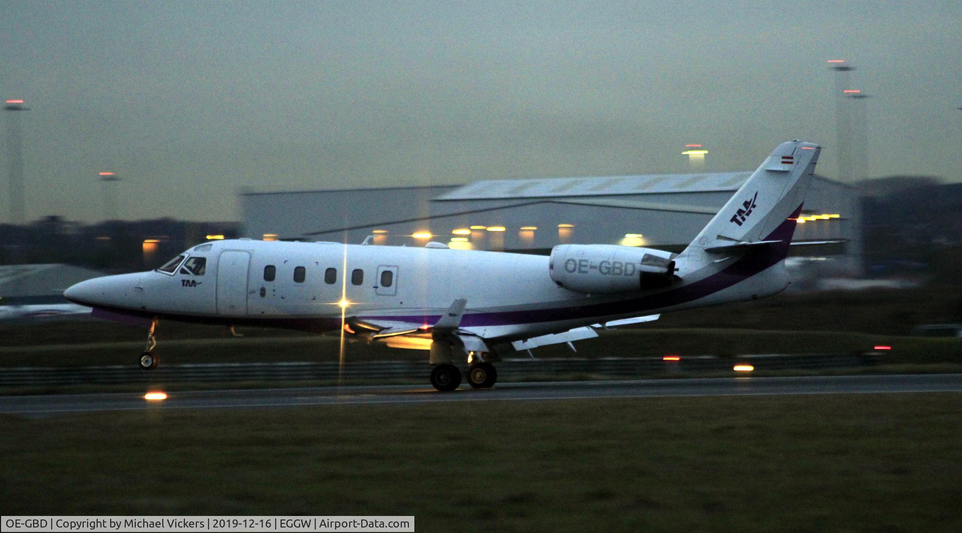 OE-GBD, 2000 Israel Aircraft Industries IAI-1125A Astra SPX C/N 133, Landing LTN