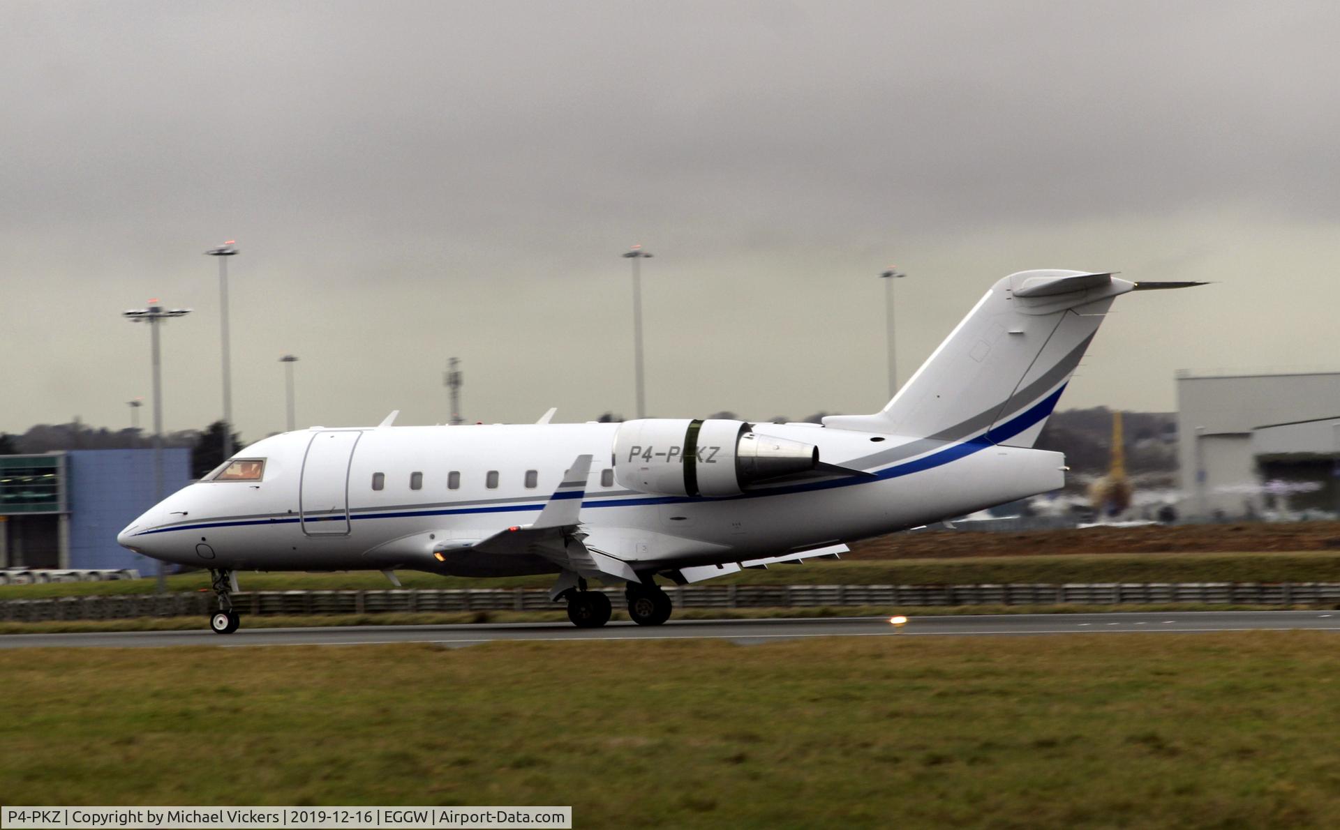 P4-PKZ, 2004 Bombardier Challenger 604 (CL-600-2B16) C/N 5580, Landing LTN