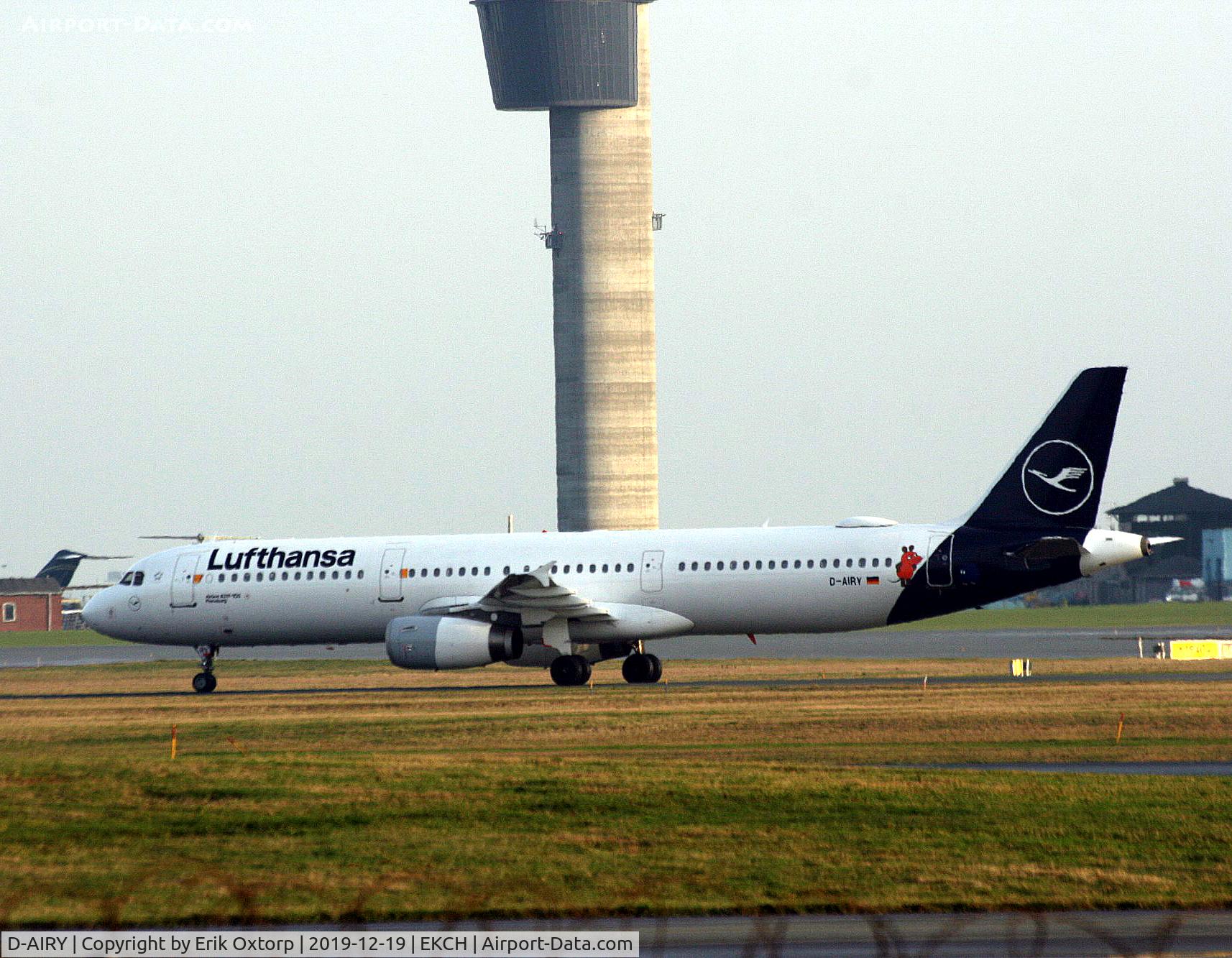 D-AIRY, 1998 Airbus A321-131 C/N 0901, D-AIRY landed rw 22L