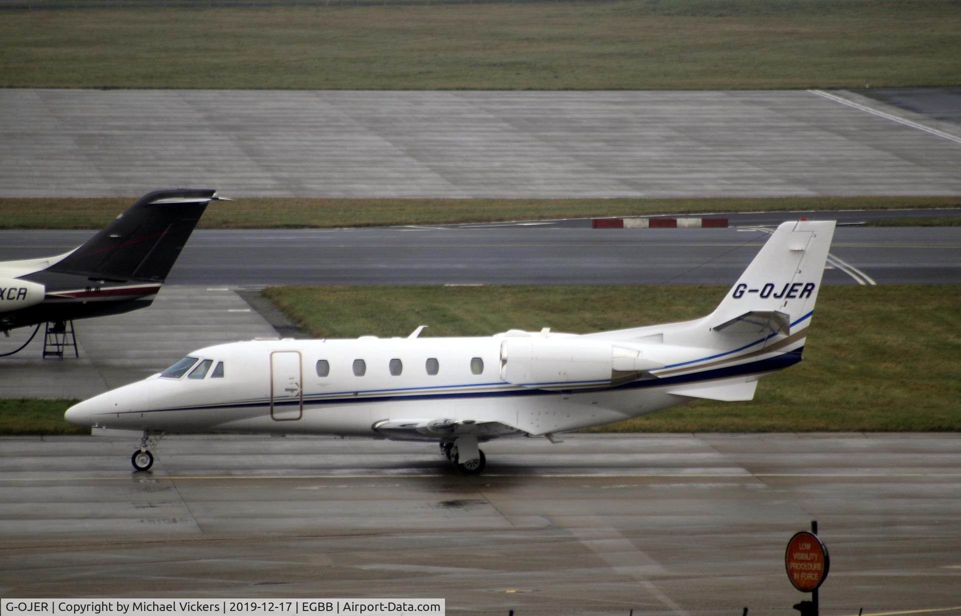 G-OJER, 2013 Cessna 560XL Citation XLS+ C/N 560-6148, Parked on the XLR ramp