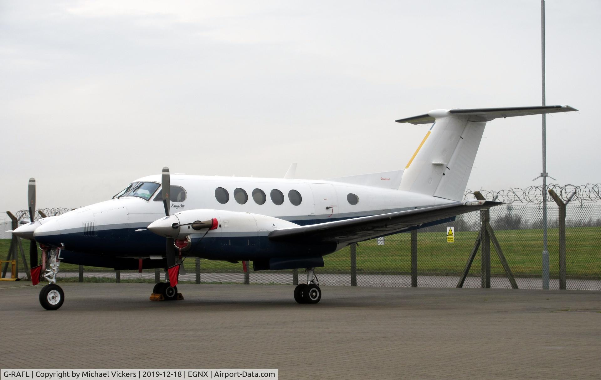 G-RAFL, 2003 Raytheon B200 King Air C/N BB-1832, Parked at EMA