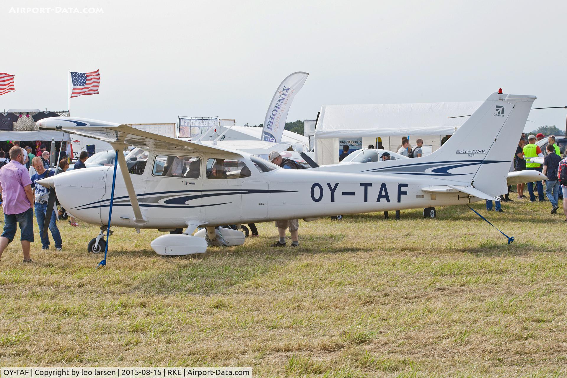 OY-TAF, 2005 Cessna 172S C/N 172S9802, Roskilde Air Show 15.8.2015