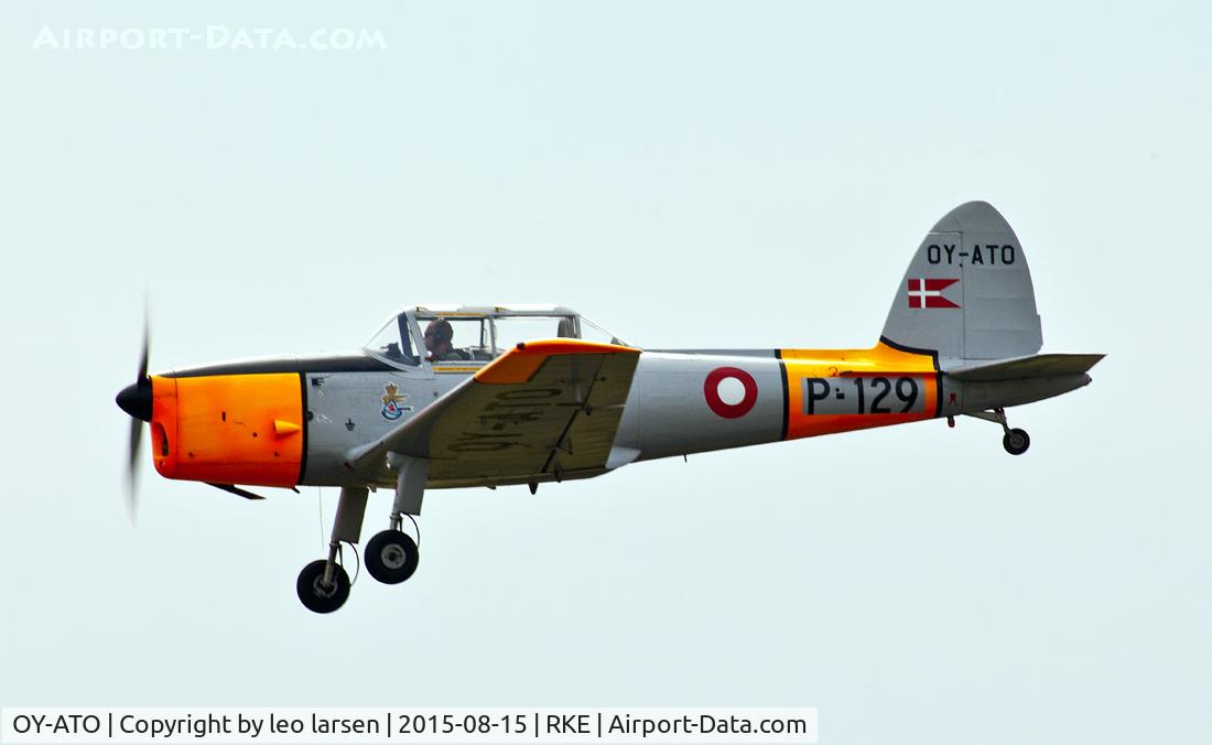 OY-ATO, 1950 De Havilland DHC-1 Chipmunk 22 C/N C1/0108, Roskilde Air Show 15.8.2015