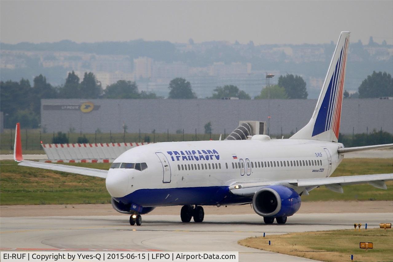 EI-RUF, 2000 Boeing 737-85P C/N 28536, Boeing 737-85P, Taxiing to holding point rwy 08, Paris-Orly airport (LFPO-ORY)