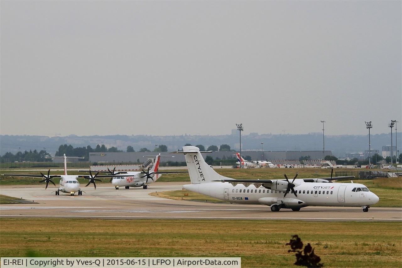 EI-REI, 1991 ATR 72-201 C/N 267, ATR 72-201, Ready to take off run rwy 08, Paris-Orly airport (LFPO-ORY)