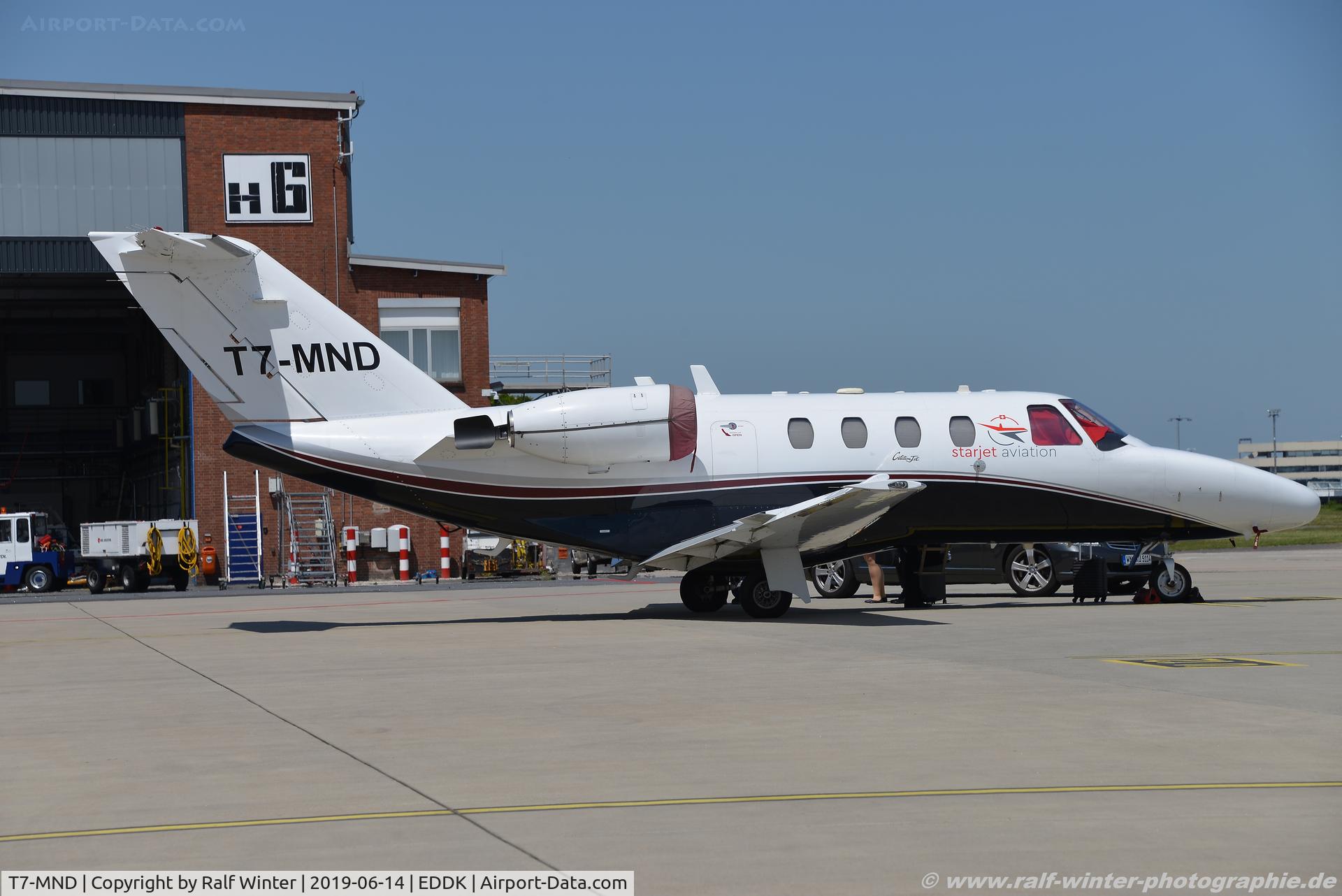T7-MND, 1995 Cessna 525 CitationJet CJ1 C/N 525-0089, Cessna 525 Citation CJ1 - Starjet Aviation - 525-0089 - T7-MND - 14.06.2019 - CGN