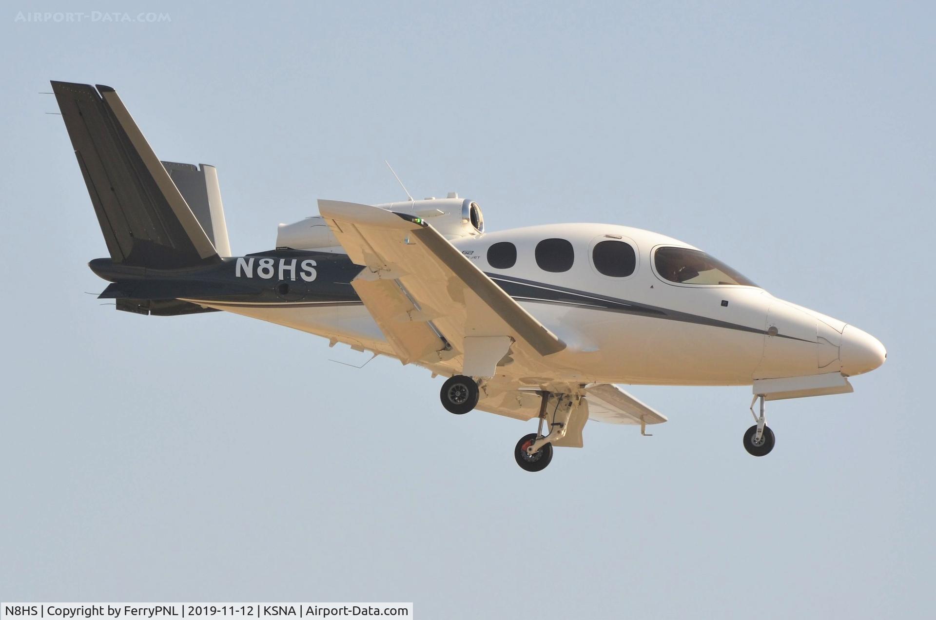 N8HS, 2018 Cirrus SF50 Vision C/N 0053, Arrival of Cirrus SF-50 in SNA