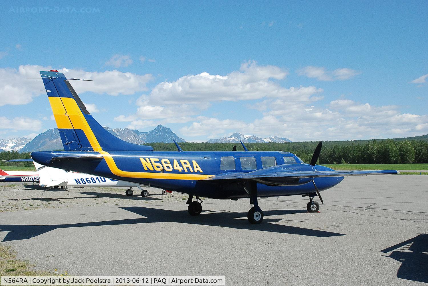 N564RA, 1976 Smith Aerostar 601P C/N 61P-0365-115, Smith Aerostar at Palmer airport AK