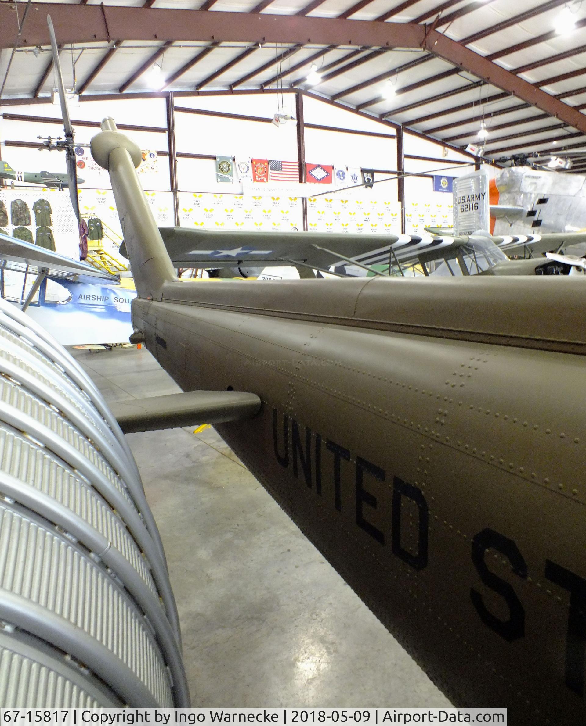67-15817, 1967 Bell AH-1S Cobra C/N 20481, Bell AH-1S Cobra at the Arkansas Air & Military Museum, Fayetteville AR