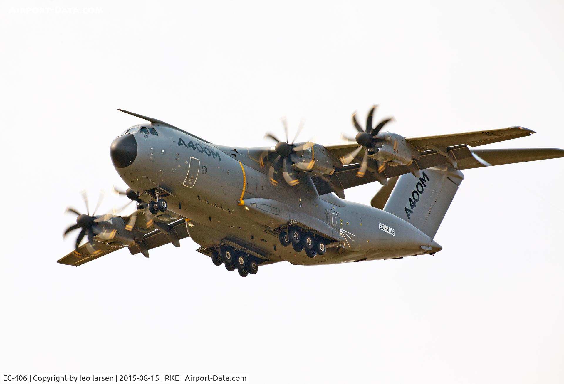 EC-406, 2011 Airbus A400M-180 Atlas C/N 006, Roskilde Air Show 15.8.2015