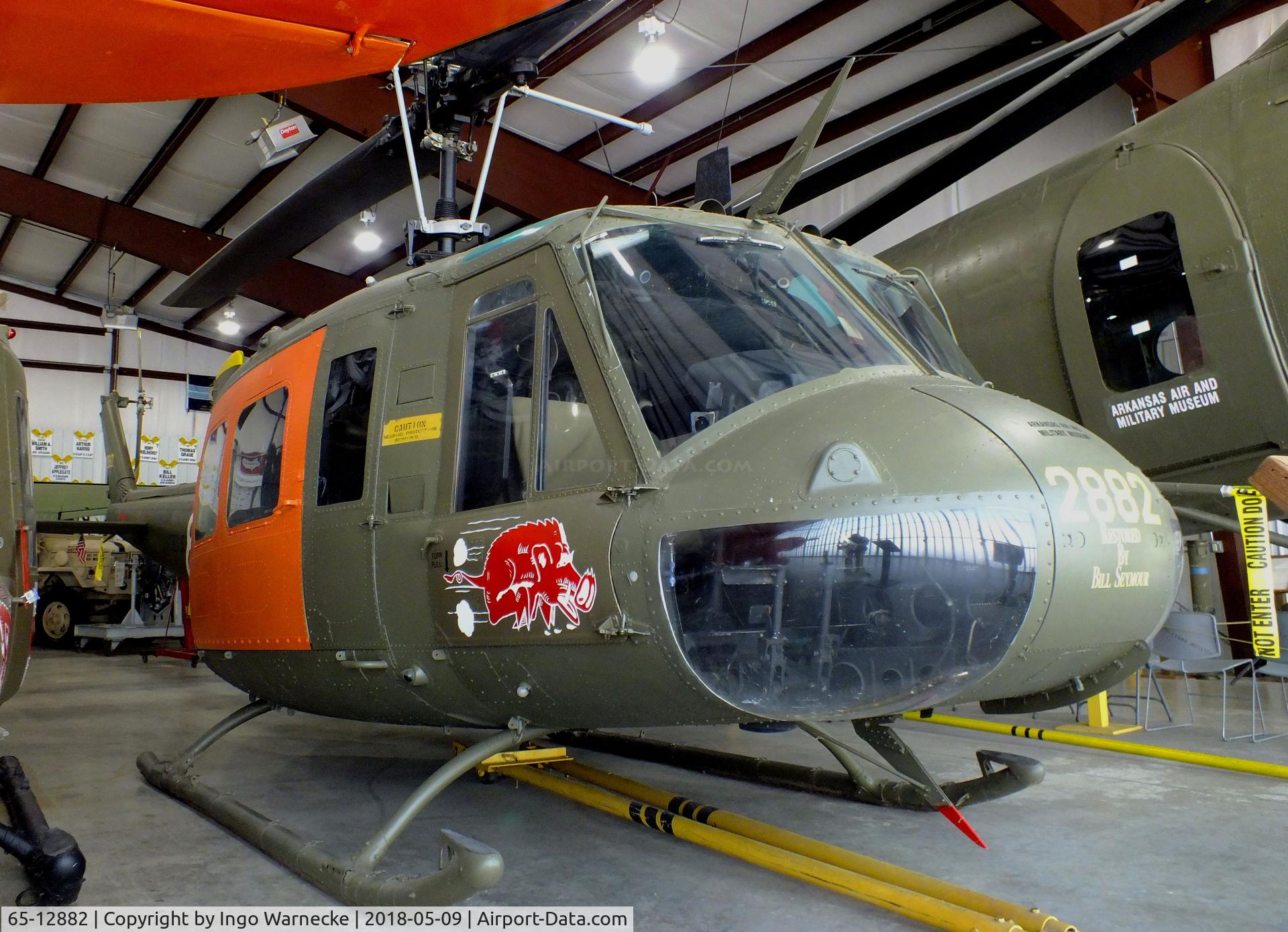 65-12882, 1965 Bell UH-1H Iroquois C/N 5215, Bell UH-1H Iroquois at the Arkansas Air & Military Museum, Fayetteville AR