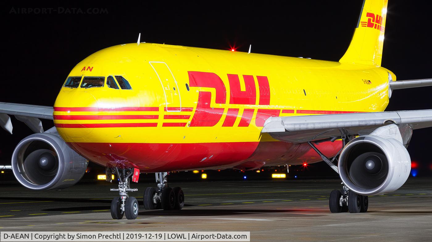 D-AEAN, 1993 Airbus A300B4-622R(F) C/N 703, D-AEAN @ Linz Airport