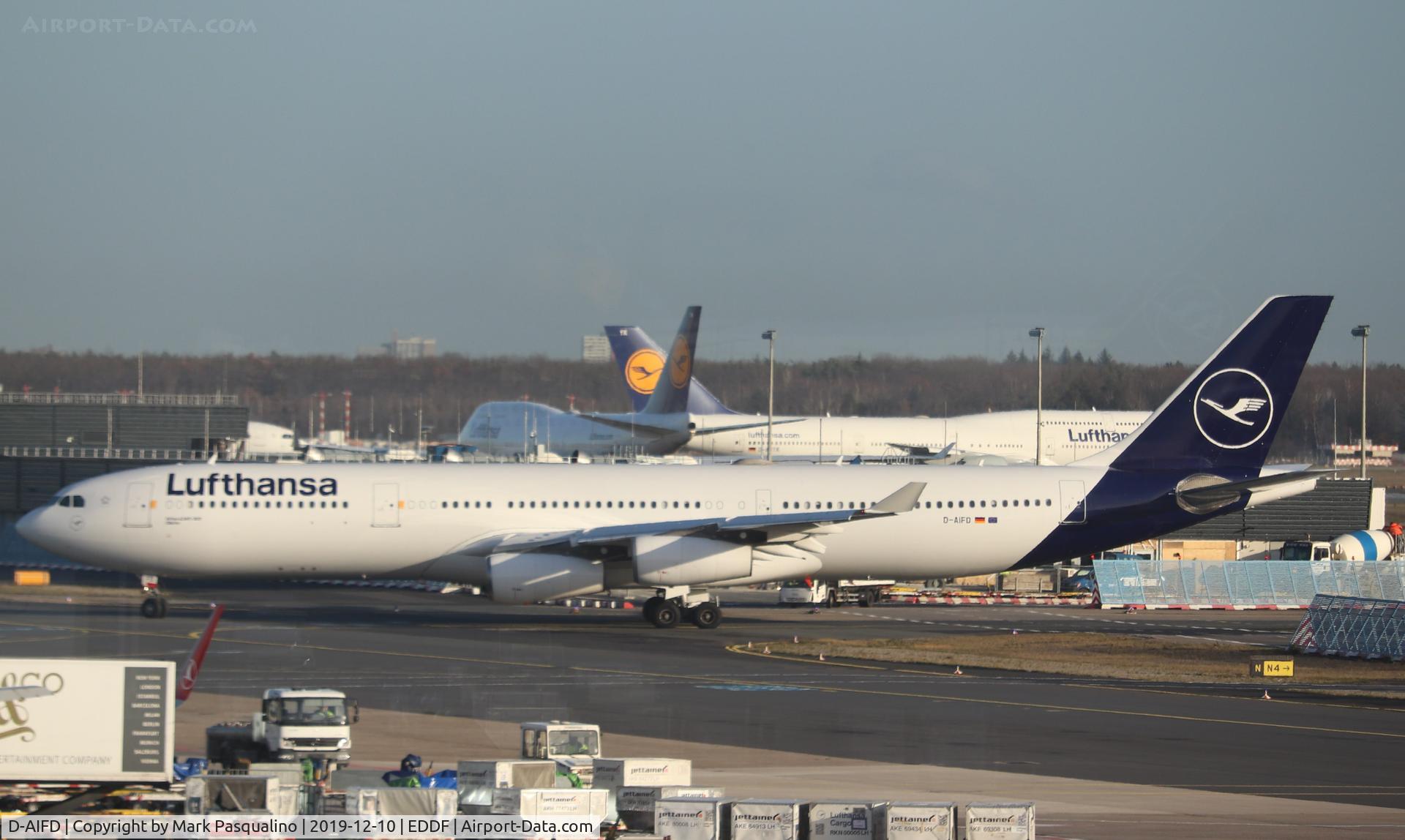 D-AIFD, 2001 Airbus A340-313X C/N 390, Airbus A340-313X