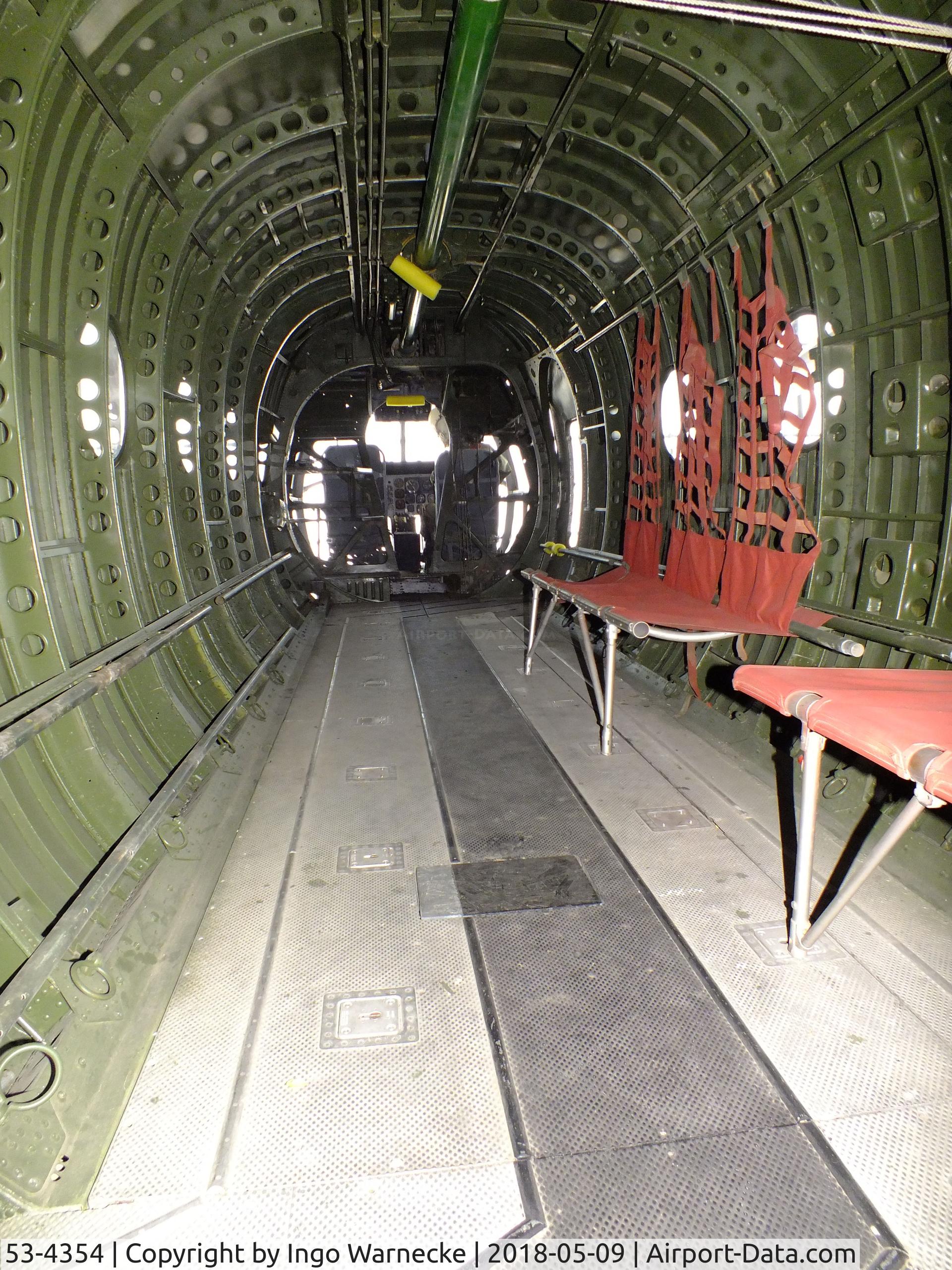 53-4354, 1953 Piasecki CH-21B Workhorse C/N B.104, Piasecki CH-21C Workhorse/Shawnee, displayed as 55-4154 at the Arkansas Air & Military Museum, Fayetteville AR  #i