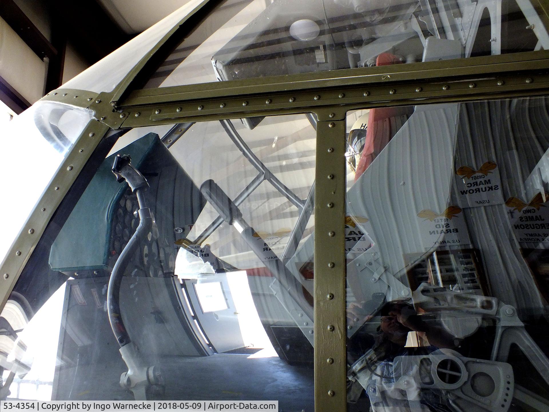 53-4354, 1953 Piasecki CH-21B Workhorse C/N B.104, Piasecki CH-21C Workhorse/Shawnee, displayed as 55-4154 at the Arkansas Air & Military Museum, Fayetteville AR  #c