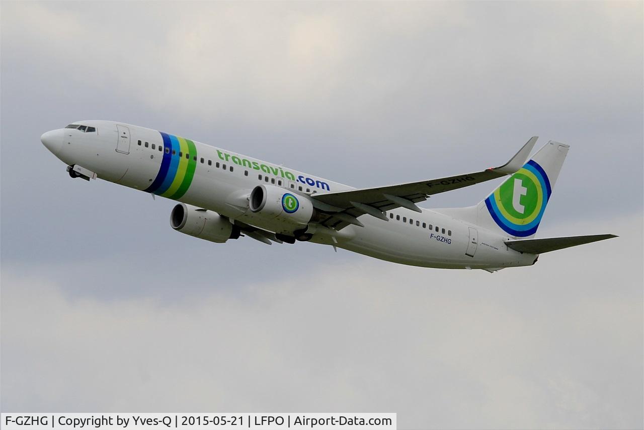 F-GZHG, 2002 Boeing 737-8K2 C/N 30650, Boeing 737-8K2, Take off rwy 24, Paris-Orly airport (LFPO-ORY)