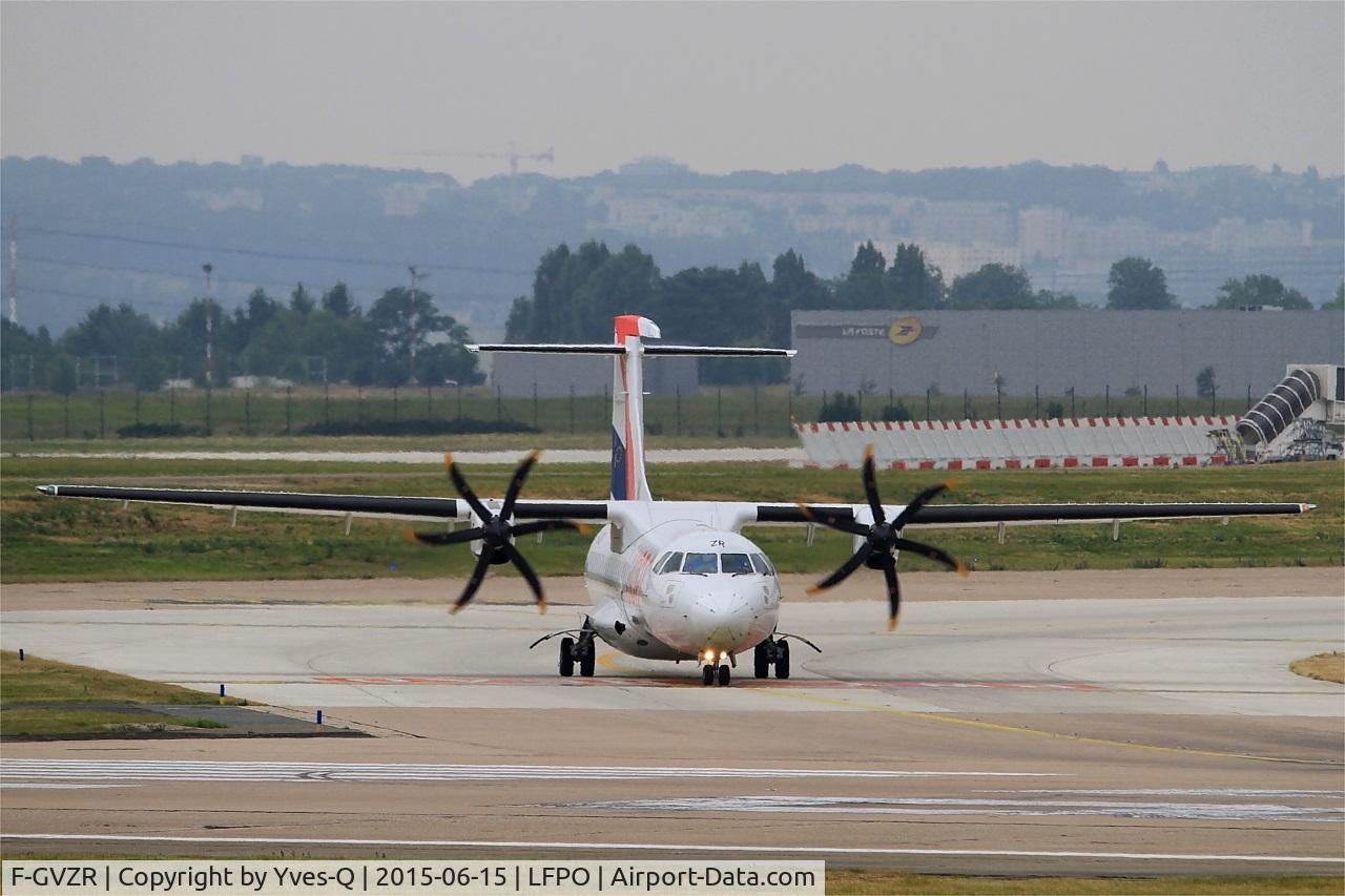 F-GVZR, 1997 ATR 72-212A C/N 498, ATR 72-212A, Holding point rwy 08, Paris-Orly airport (LFPO-ORY)