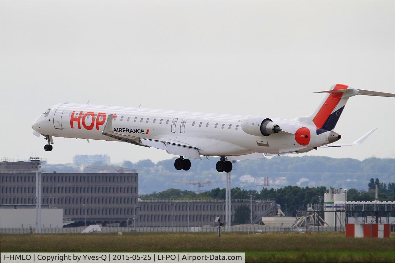 F-HMLO, 2015 Bombardier CRJ-1000EL NG (CL-600-2E25) C/N 19041, Canadair CRJ-1000EL, On final Rwy 26, Paris-Orly Airport (LFPO-ORY)