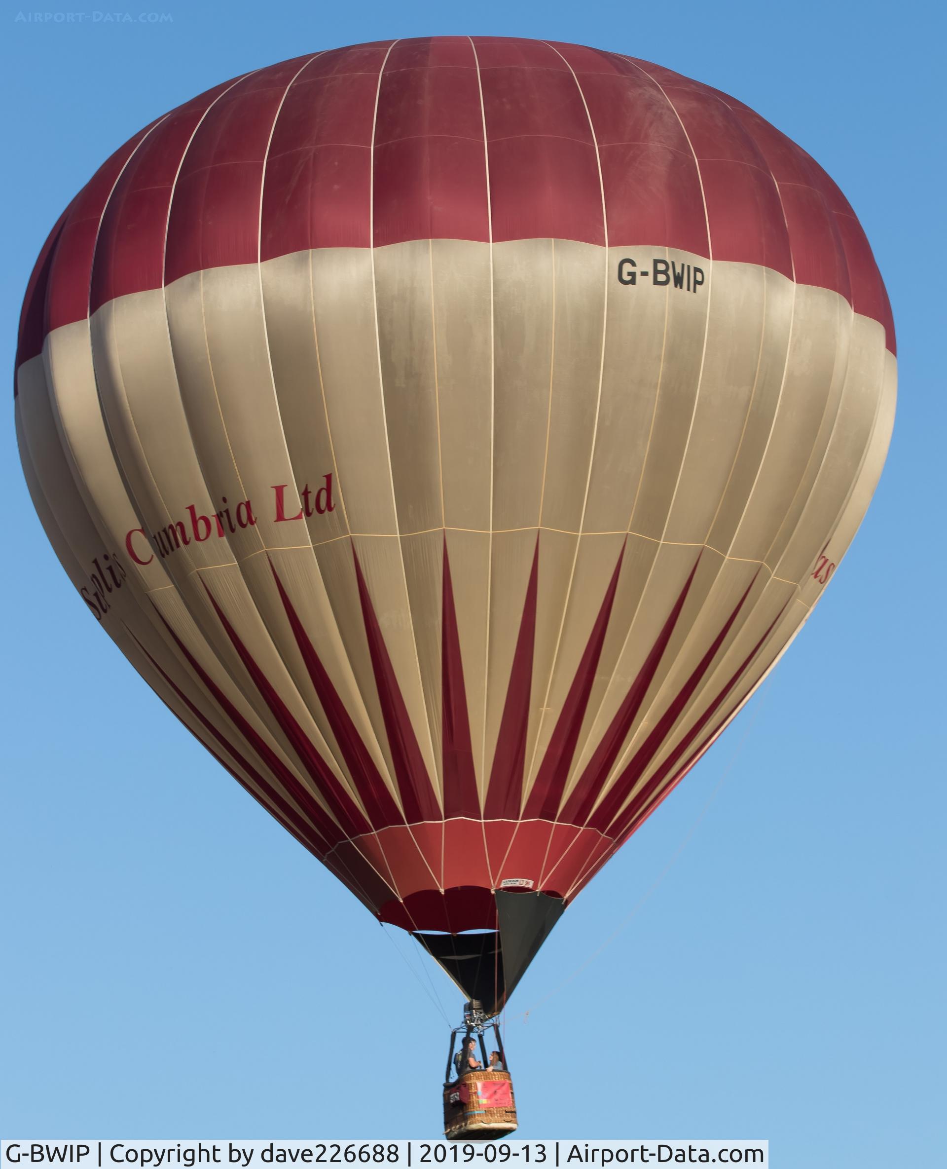 G-BWIP, 1995 Cameron Balloons N-90 C/N 3668, G BWIP at the 2019 Longleat Skysafari