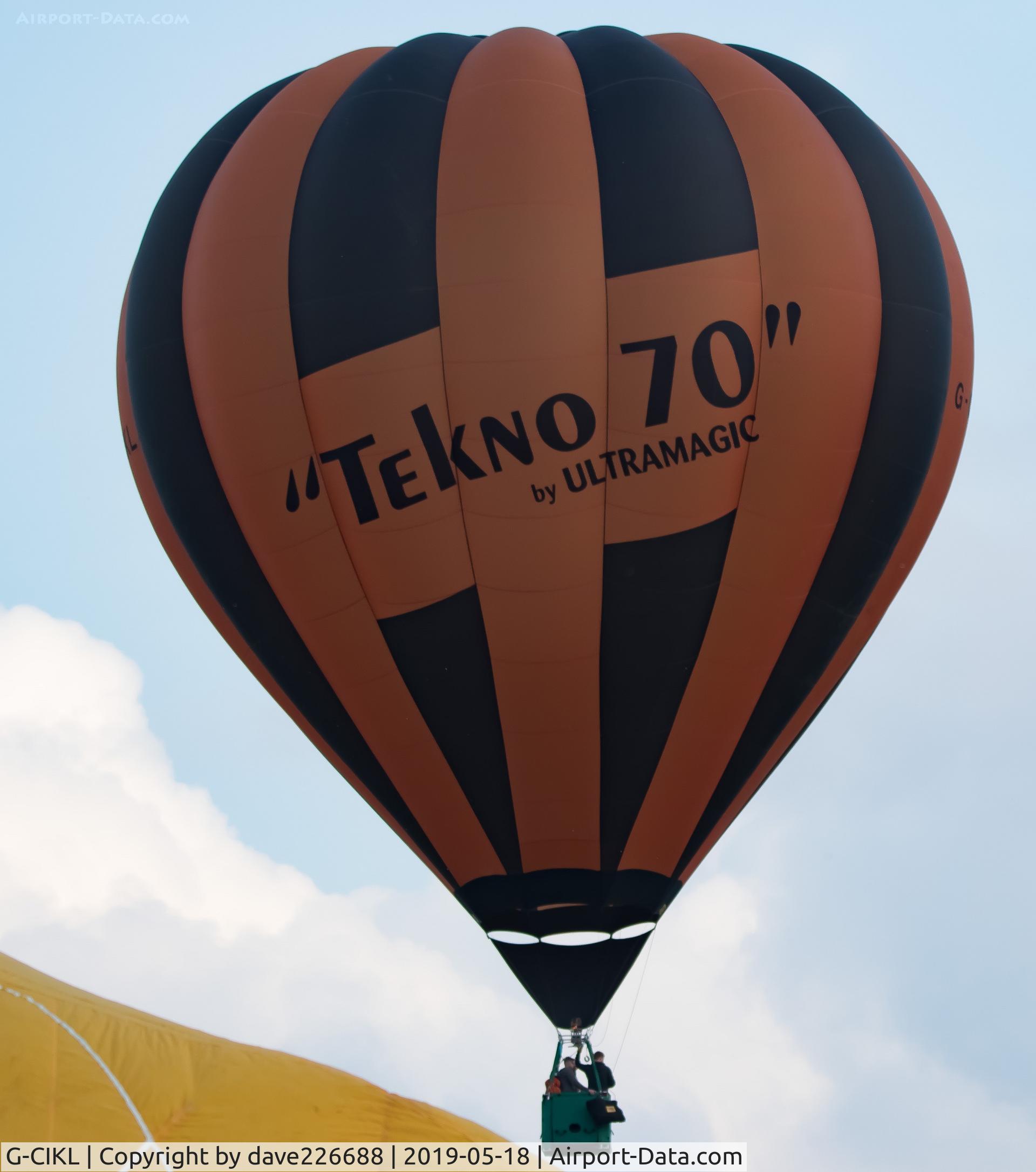 G-CIKL, 2013 UltraMagic S-70 C/N 70/01, G CIKL at the Midlands Air Festival 2019