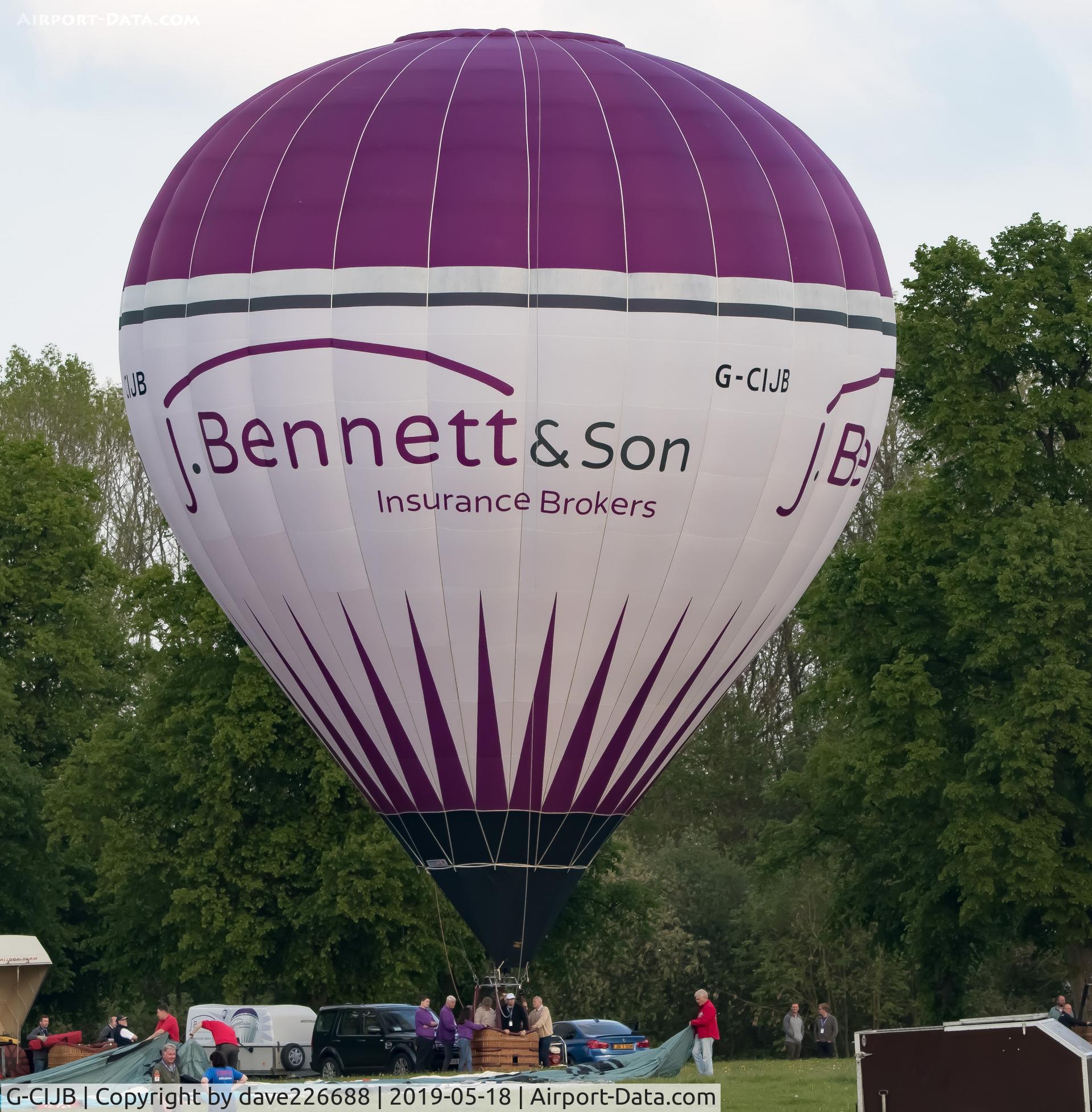 G-CIJB, 2014 Cameron Balloons Z-90 C/N 11806, G CIJB at the Midlands Air Festival 2019