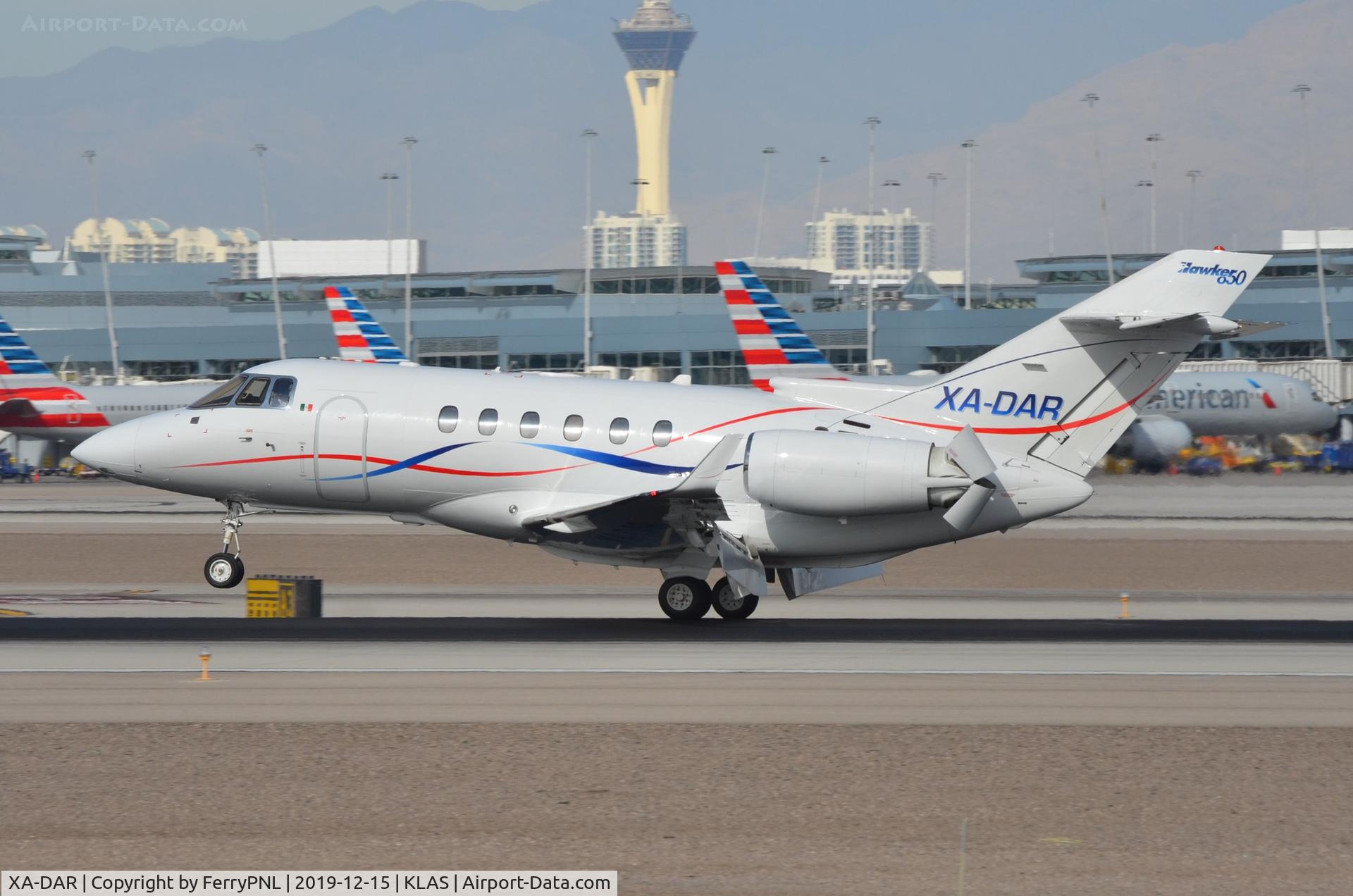 XA-DAR, 2005 Raytheon Hawker 850XP C/N 258753, Mexican Hawker 850XP landing