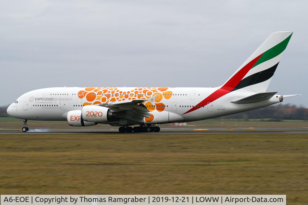 A6-EOE, 2014 Airbus A380-861 C/N 169, Emirates Airbus A380