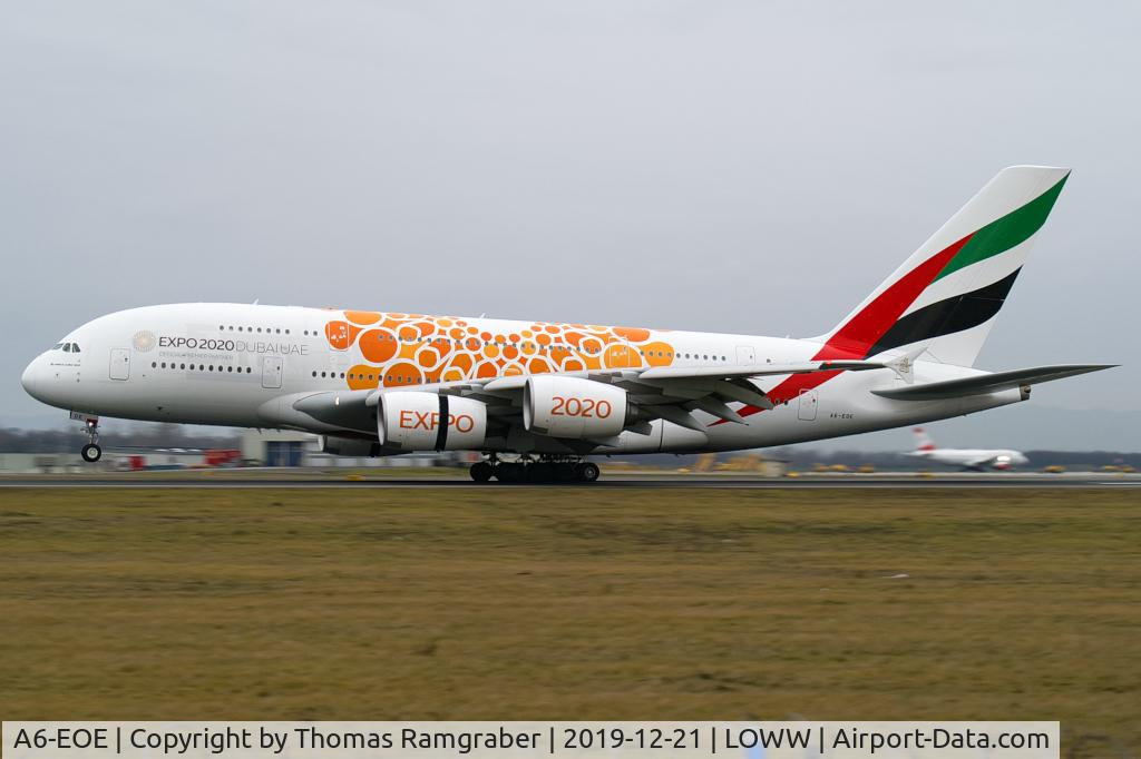 A6-EOE, 2014 Airbus A380-861 C/N 169, Emirates Airbus A380