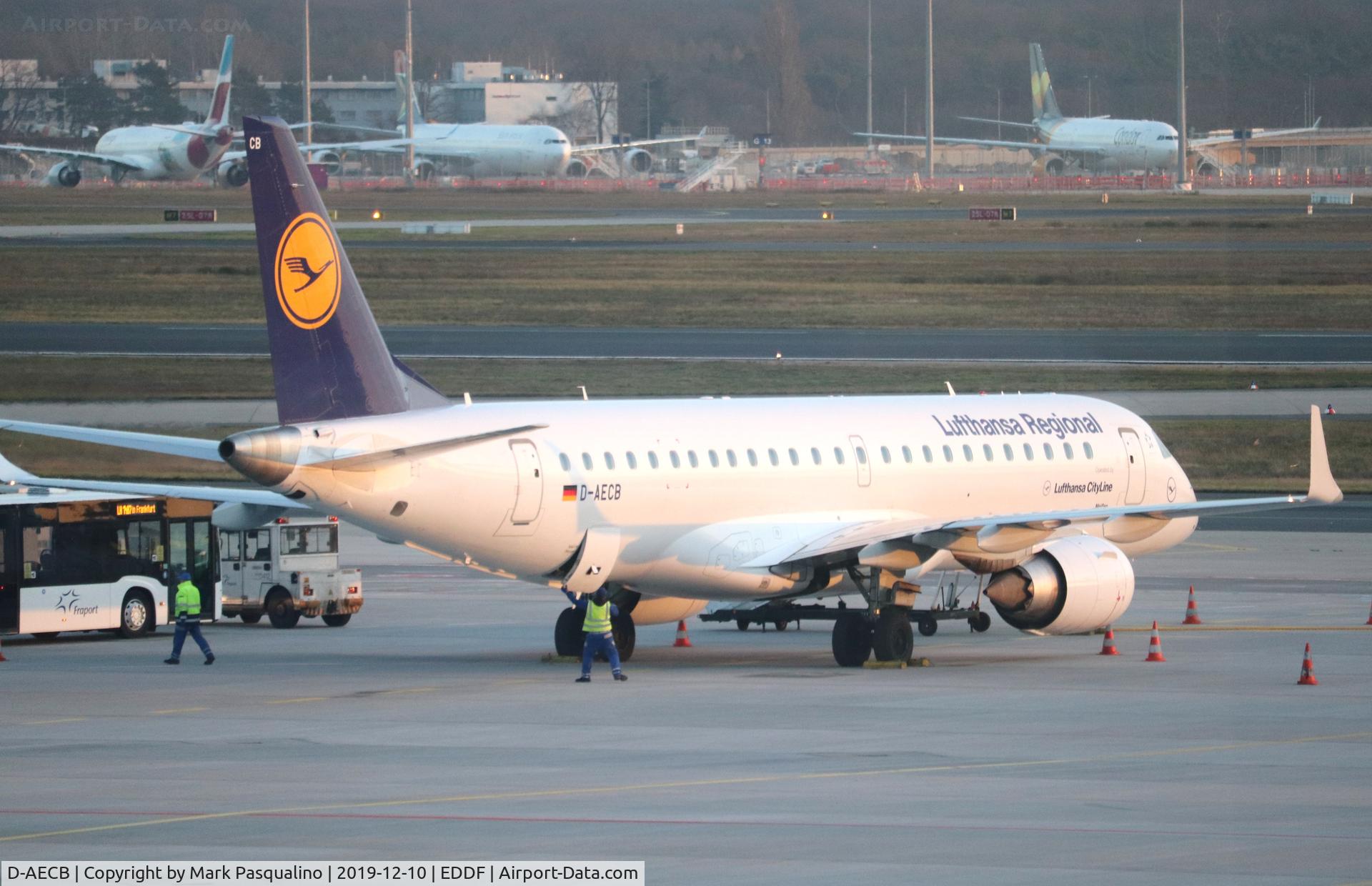 D-AECB, 2009 Embraer 190LR (ERJ-190-100LR) C/N 19000332, ERJ-190-100LR