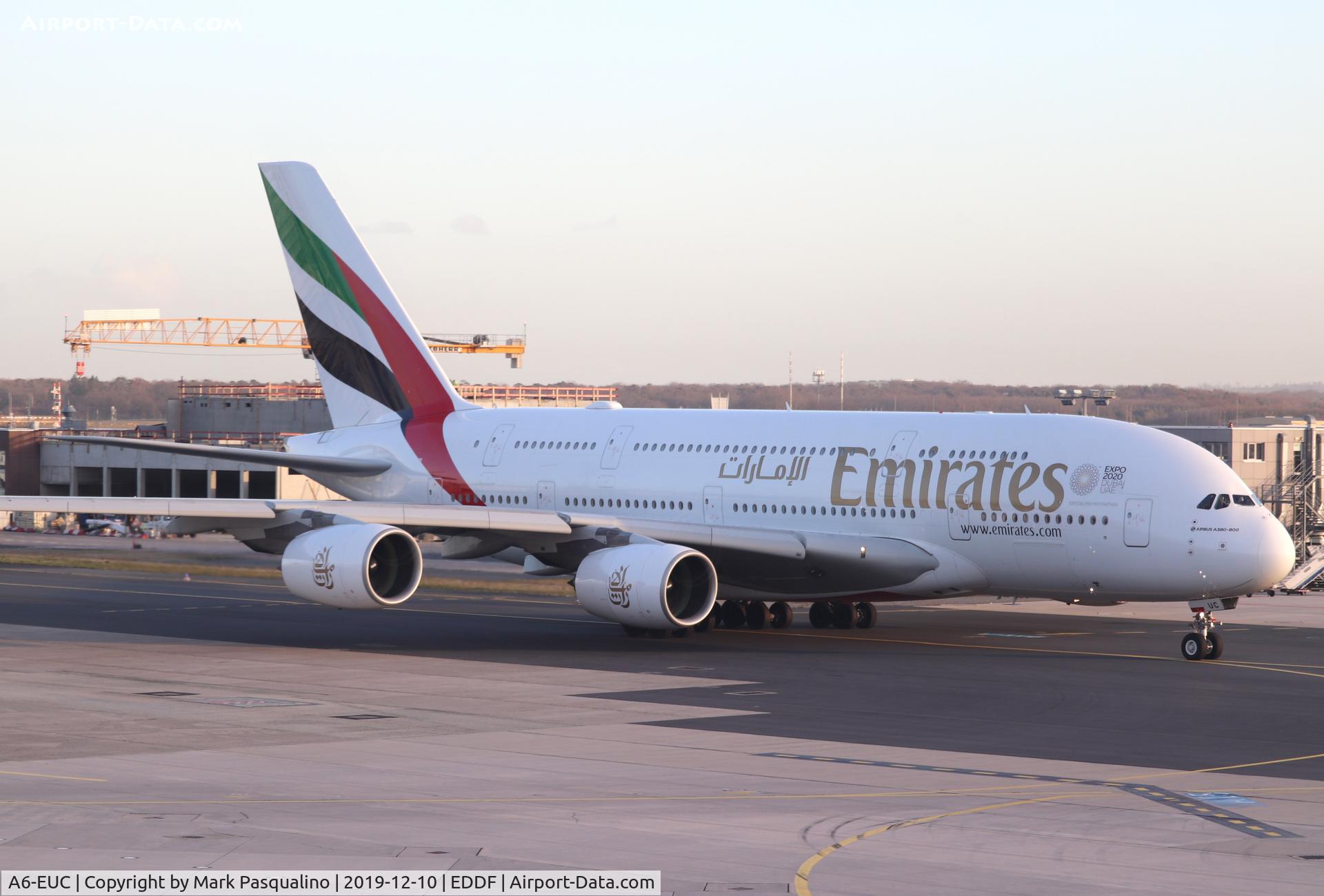 A6-EUC, 2016 Airbus A380-861 C/N 214, Airbus A380-861