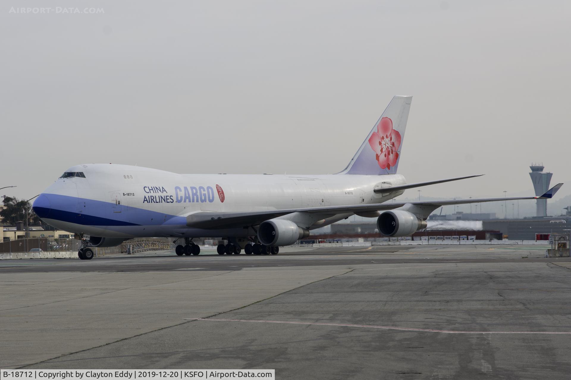 B-18712, 2003 Boeing 747-409F/SCD C/N 33729, SFO 2019.