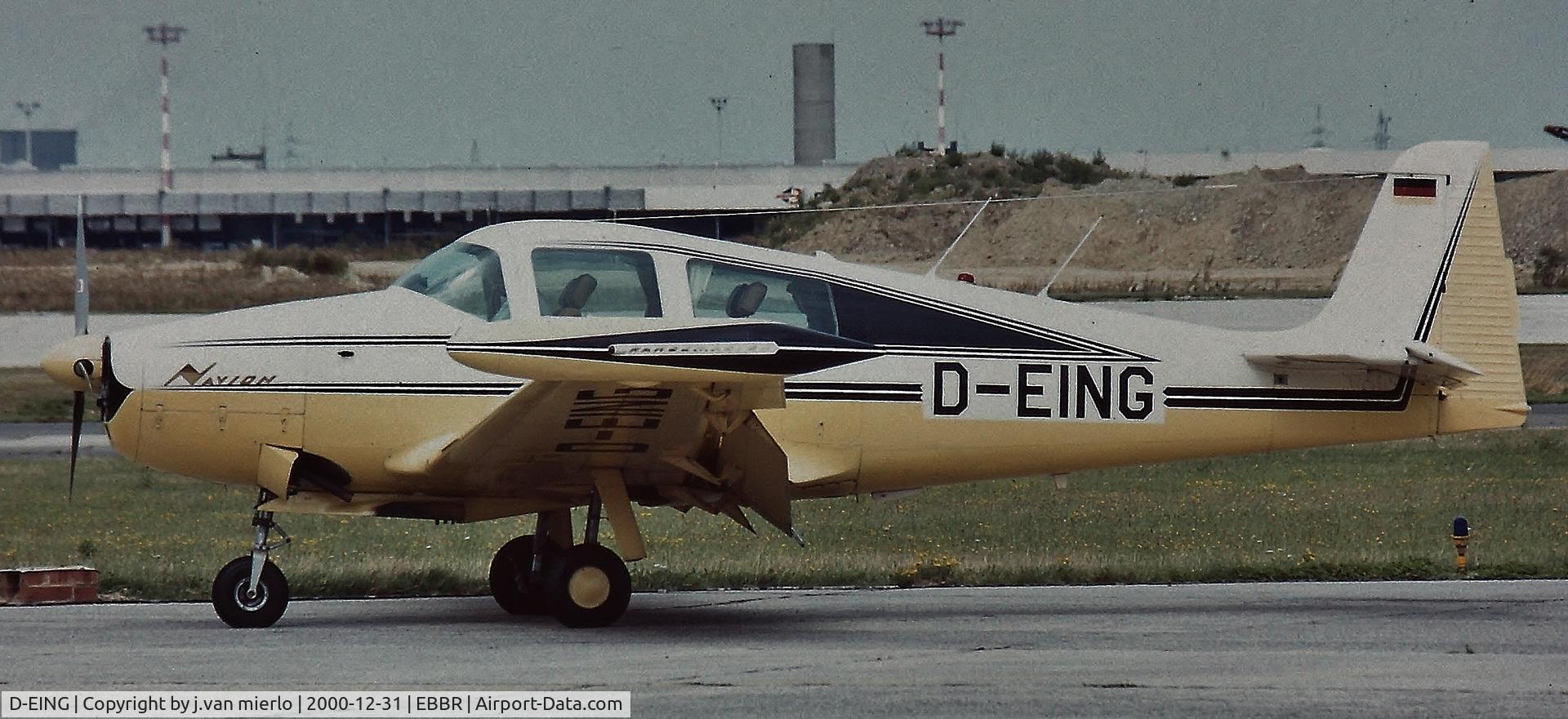 D-EING, 1970 Navion Rangemaster H C/N NAV-4-2547, Slide scan Brussels G.A.T.