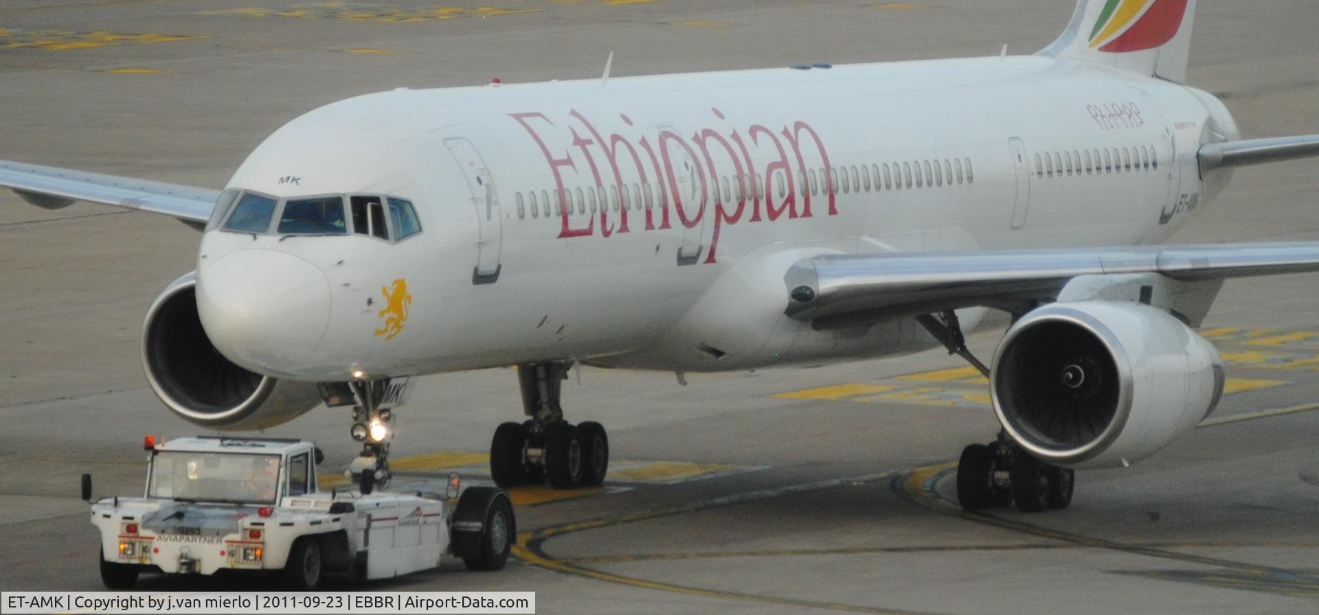 ET-AMK, 2001 Boeing 757-28A C/N 32449, Brussels, Belgium