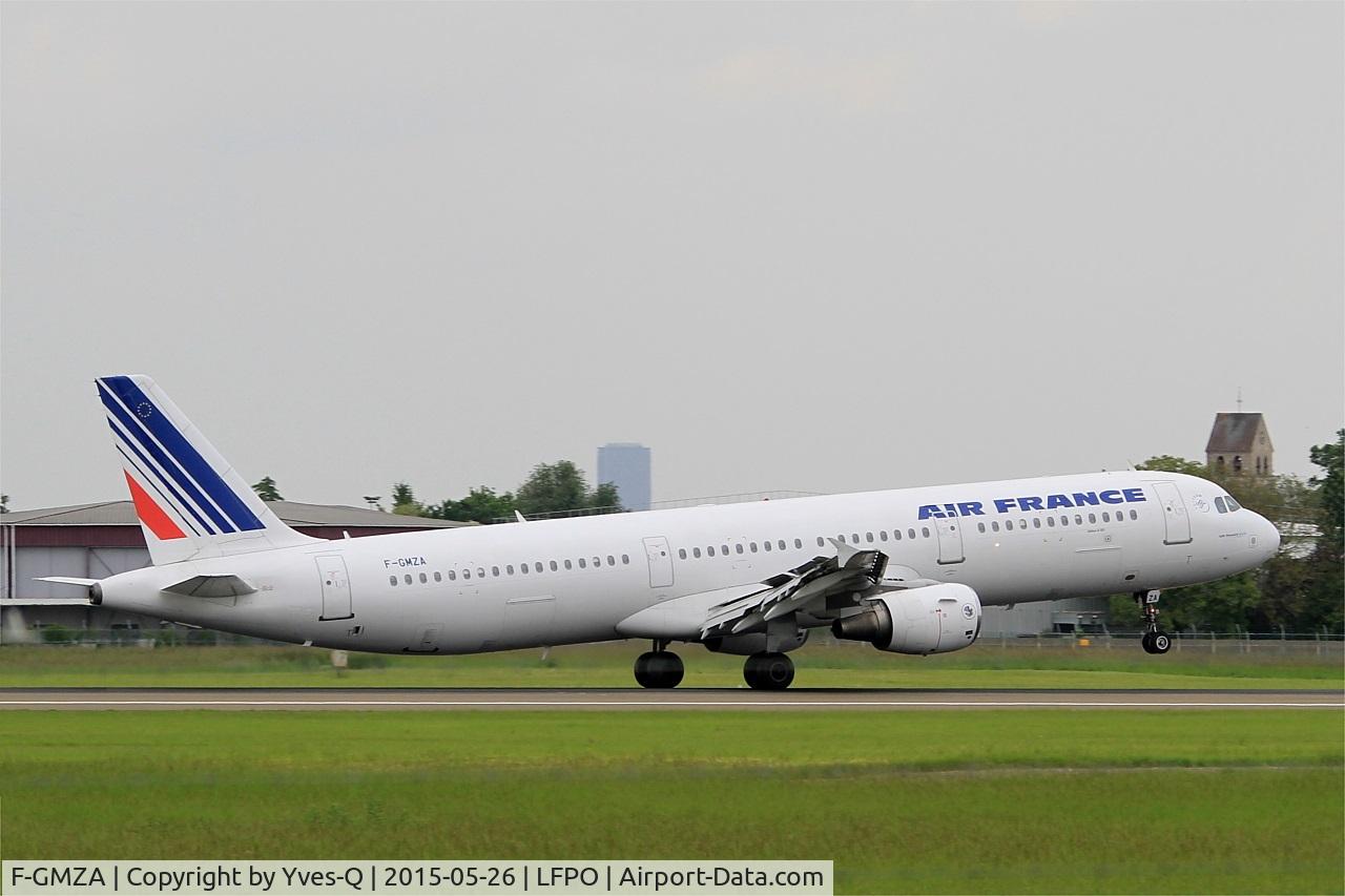 F-GMZA, 1994 Airbus A321-111 C/N 498, Airbus A321-111, Landing rwy 06, Paris-Orly airport (LFPO-ORY)