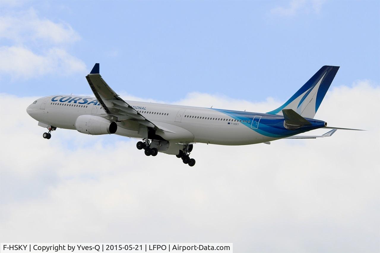 F-HSKY, 2012 Airbus A330-343 C/N 1359, Airbus A330-343, Take off rwy 24, Paris-Orly airport (LFPO-ORY)