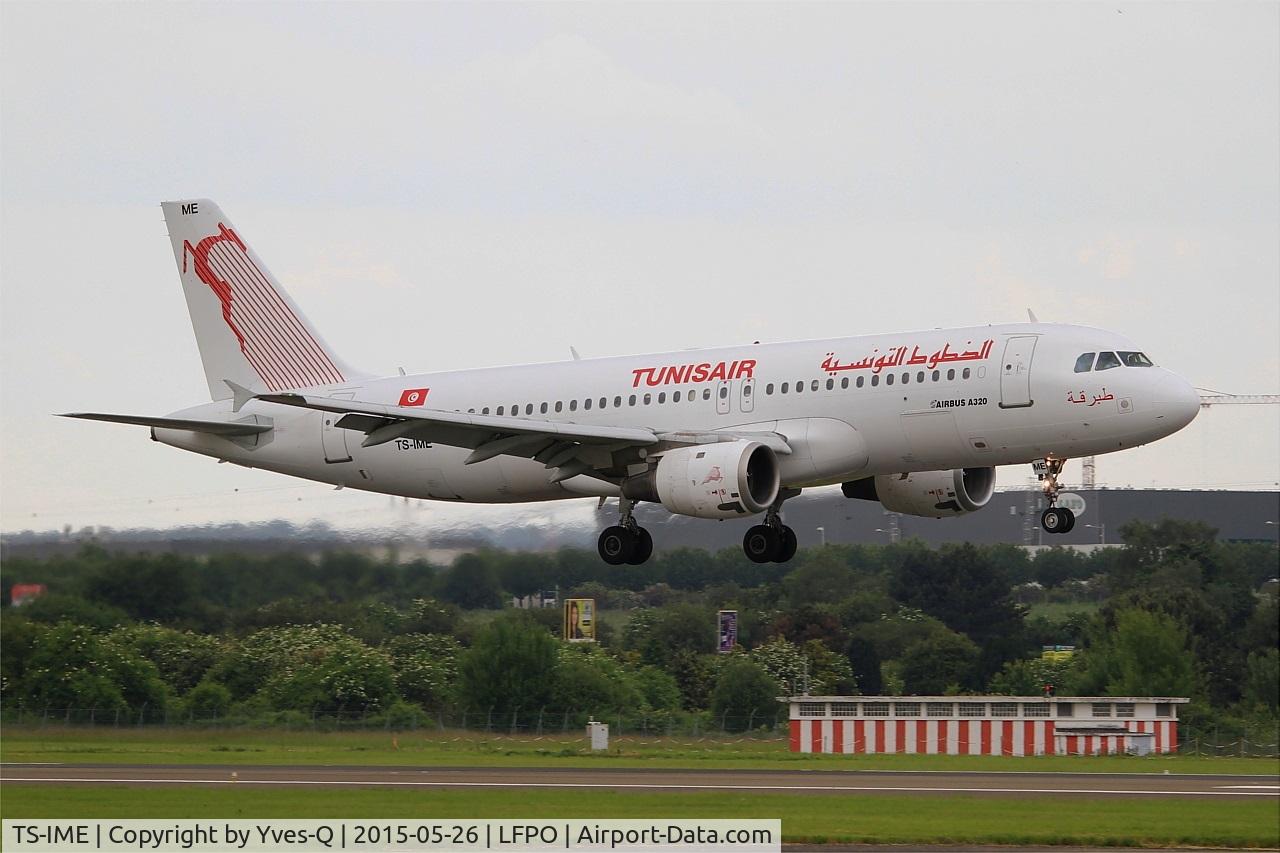 TS-IME, 1990 Airbus A320-211 C/N 123, Airbus A320-211, On final rwy 06, Paris-Orly Airport (LFPO-ORY)