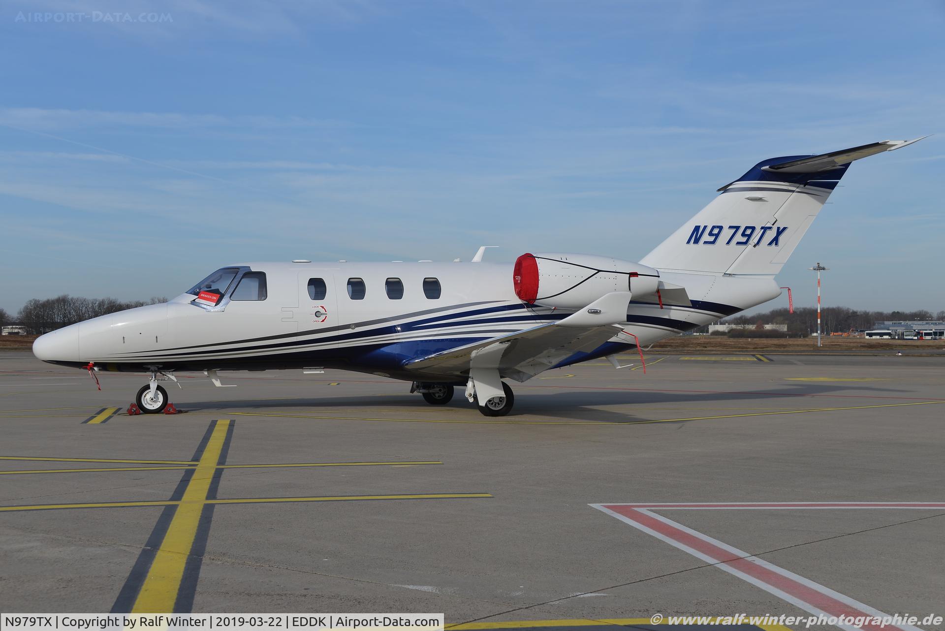 N979TX, Cessna 525B  Citation CJ3 C/N 525B0979, Cessna 525B CitationJet 3 - Textron Aviation - 5250979 - N979TX - 22.03.2019 - CGN