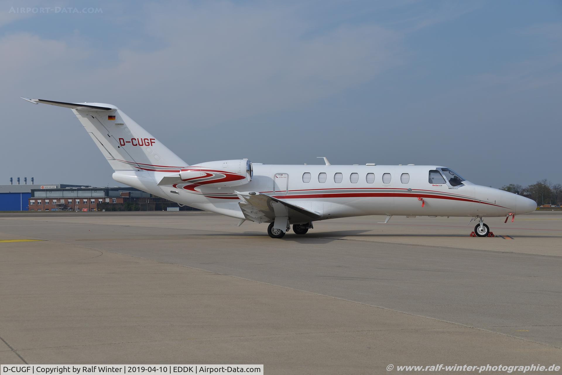 D-CUGF, 2015 Cessna 525B CitationJet CJ3 C/N 525B-0479, Cessna 525B CitationJet CJ3 - FFD SFD Stuttgarter Flugdienst - 525B0479 - D-CUGF - 10.04.2019 - CGN
