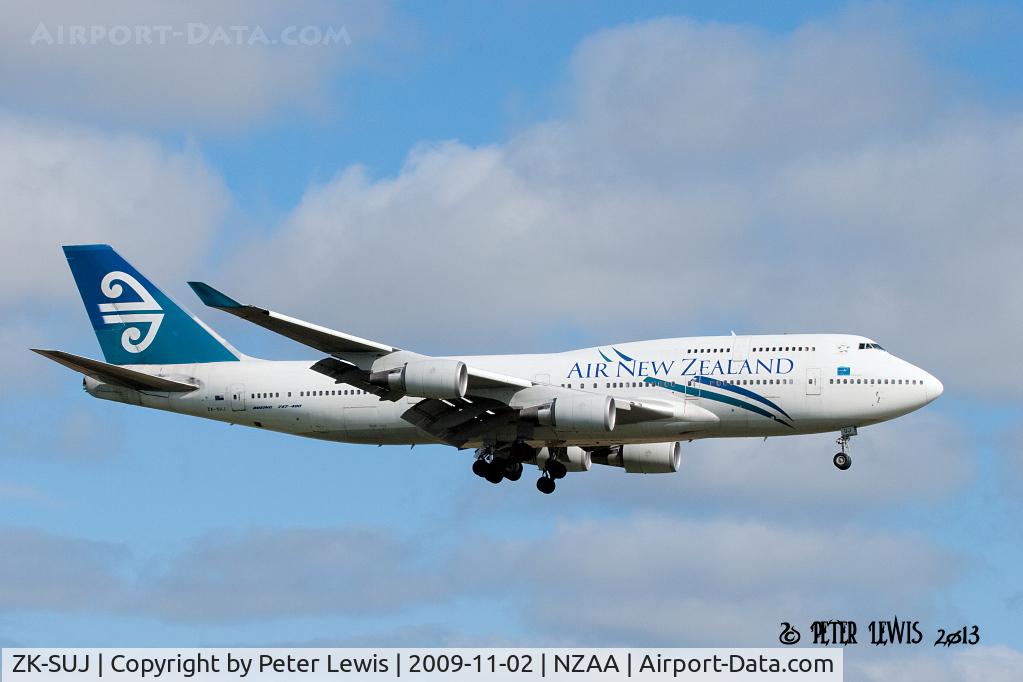 ZK-SUJ, 1998 Boeing 747-4F6 C/N 27602, Air New Zealand Ltd., Auckland