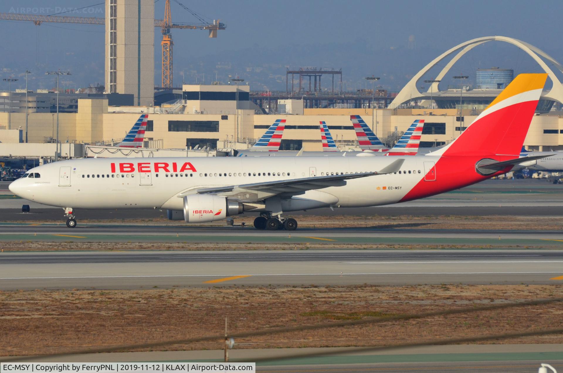 EC-MSY, 2017 Airbus A330-202 C/N 1835, Iberia A332 arrived in LAX