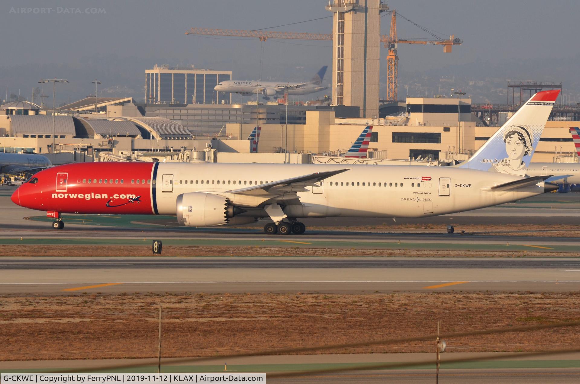 G-CKWE, 2018 Boeing 787-9 Dreamliner C/N 38790, Arrival of Norwegian B789