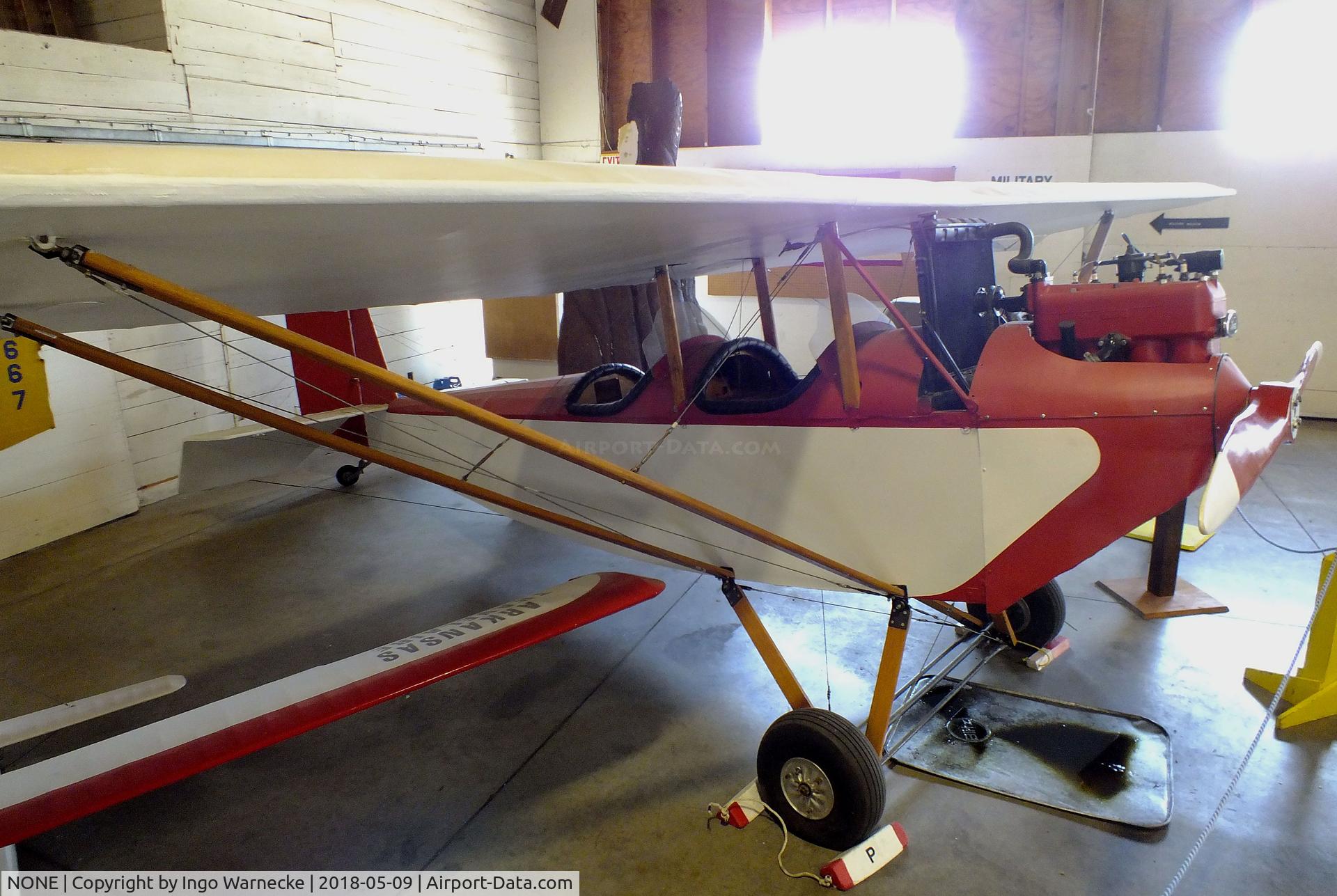 NONE, Pietenpol Air Camper B4 C/N Unknown, Pietenpol Air Camper B4 at the Arkansas Air & Military Museum, Fayetteville AR