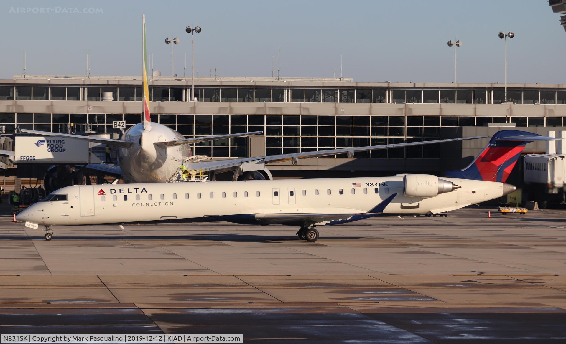 N831SK, 2018 Bombardier CRJ-900LR (CL-600-2D24) C/N 15454, CL-600-2D24