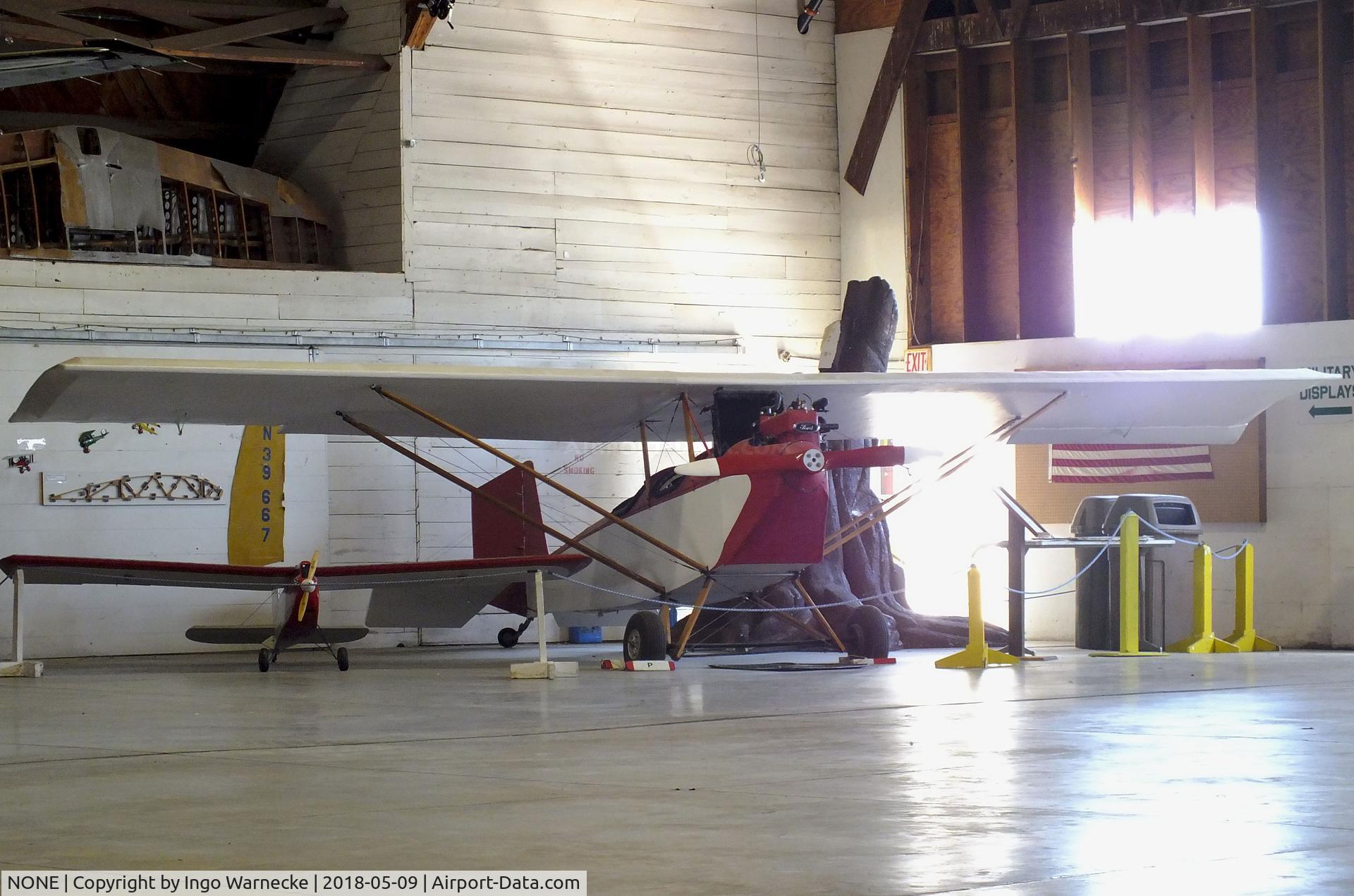 NONE, Pietenpol Air Camper B4 C/N Unknown, Pietenpol Air Camper B4 at the Arkansas Air & Military Museum, Fayetteville AR