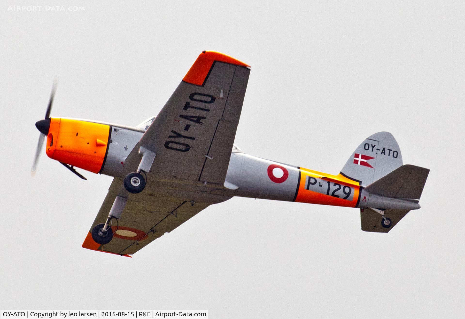OY-ATO, 1950 De Havilland DHC-1 Chipmunk 22 C/N C1/0108, Roskilde Air Show 15.8.2015