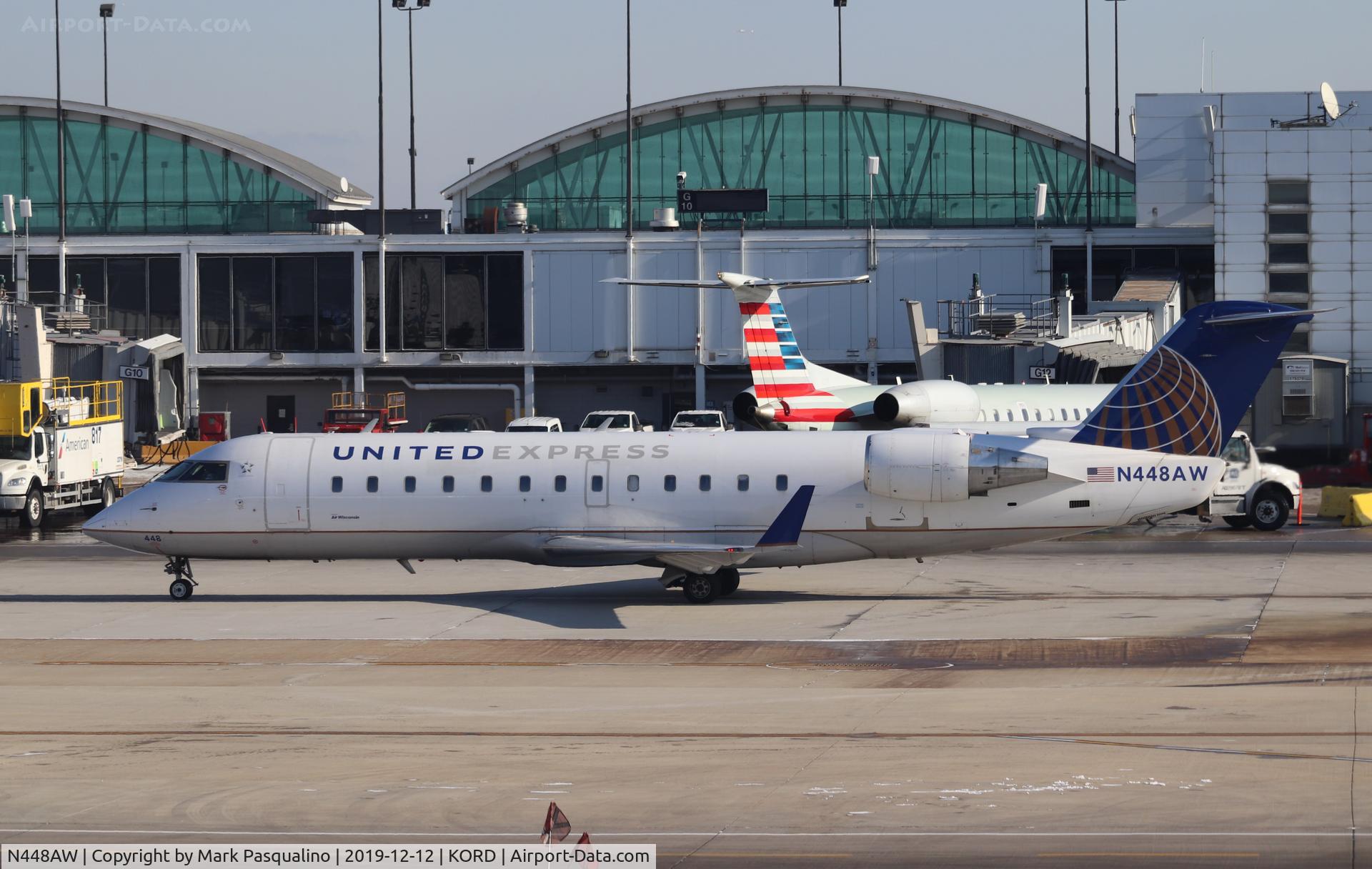 N448AW, 2003 Bombardier CRJ-200LR (CL-600-2B19) C/N 7814, CL-600-2B19