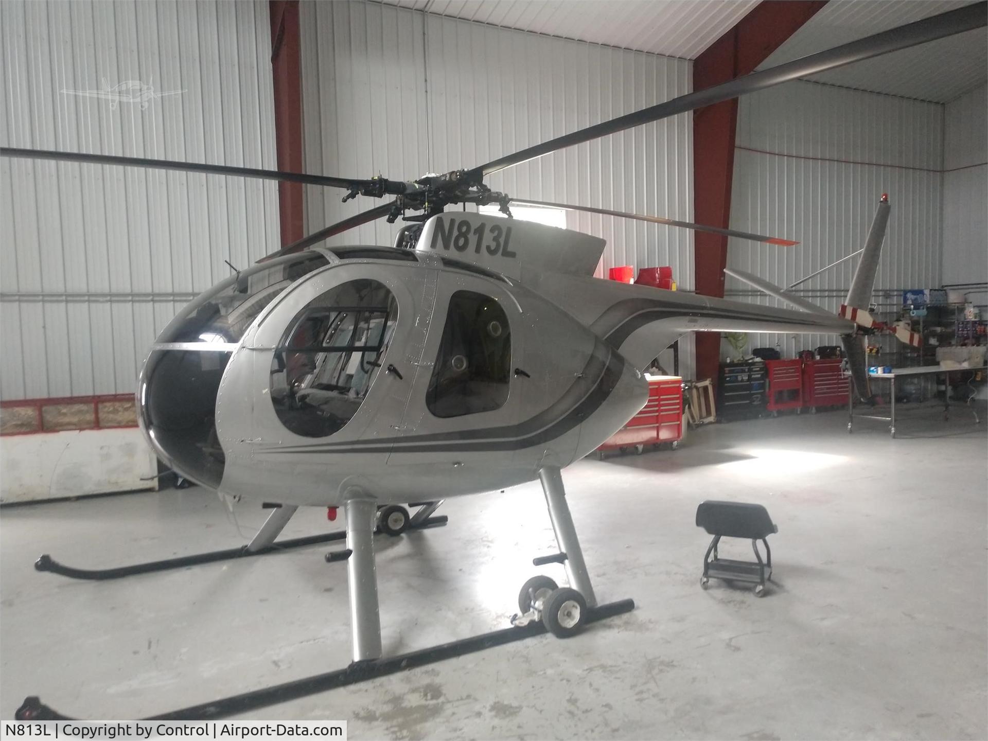 N813L, 1974 Hughes 369HS C/N 640608S, Huges 369C