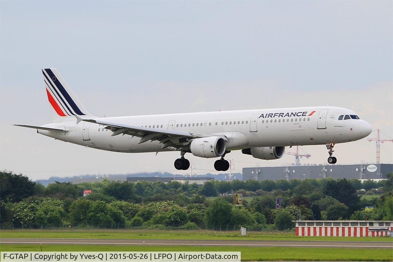 F-GTAP, 2008 Airbus A321-211 C/N 3372, Airbus A321-211, On final rwy 06, Paris-Orly airport (LFPO-ORY)