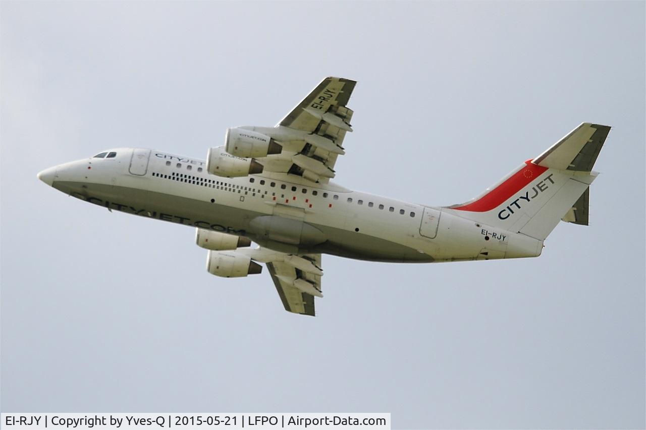 EI-RJY, 1997 British Aerospace Avro 146-RJ85 C/N E.2307, British Aerospace Avro 146-RJ85, Take off rwy 24, Paris-Orly Airport (LFPO-ORY)
